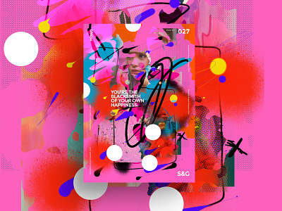 Show&Go2020™ 027 | Happiness. apple art collage color digital ipadpro photoshop poster poster art procreate type web