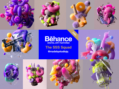Behance Featured | Digital Art 3d 3d art abstract art behance behancereviews cinema4d digital digitalart featured featured image octane web