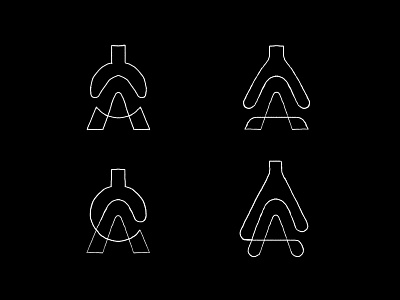 Lab brand branding geometry icon logo mark monogram sketch symbol