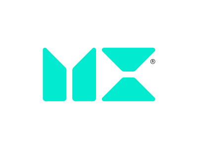 Logitech MX brand branding geometry identity logo logotype mark symbol