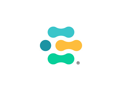 C® brand branding cloud data geometry identity logo logotype mark minimal symbol technology