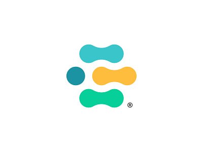 C® brand branding cloud data geometry identity logo logotype mark minimal symbol technology