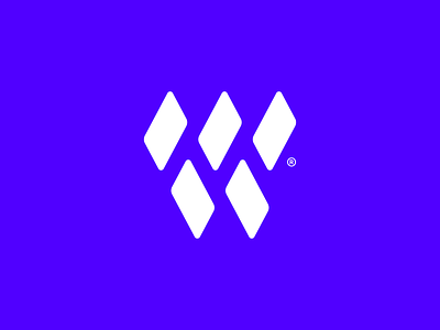 M® brand branding finance identity layers logo logotype mark negative space pattern symbol technology