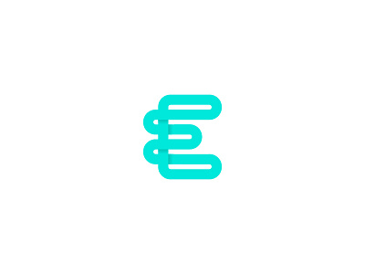 E bucle e identity letter line logo logotype monogram type typography way