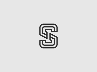 S + I branding graphic identity letter line logo logotype mark monogram s symbol type