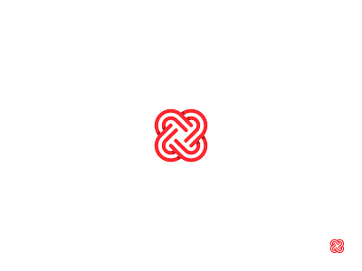 ♥ ambigram brand geometry grid heart infinity knot logo m mark monogram symbol