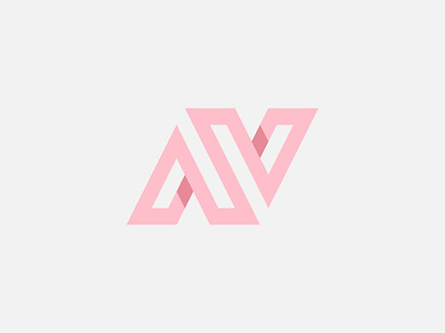 AA ambigram brand geometric identity letter logo mark monogram symbol type