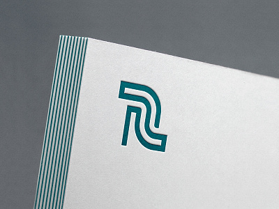 R® brand branding business cards geometry identity letter logo logotype minimal monogram stationary symbol