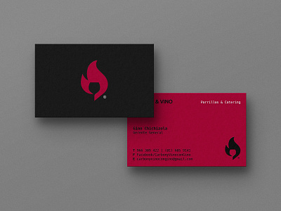 BusinessCards® brand branding business cards catering corporate grills identity logo logotype minimal symbol