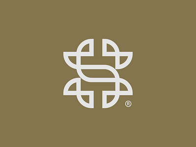 HS® brand branding fashion identity logo logotype monogram stationary design symbol
