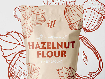 Ill Hazelnut Flour Package concept ⁠
