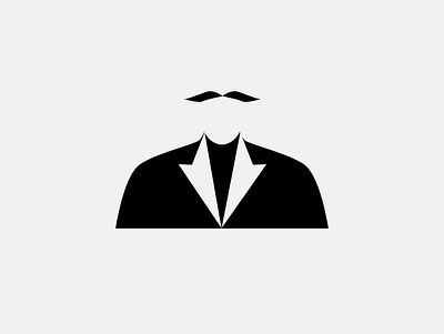 Gentleman artwork branding design flat gentleman icon illustration logo minimal portugal vector