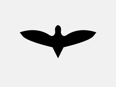 Pierrot Birdy⁠ animal artwork bird bird logo birdy branding design flat icon logo minimal vector