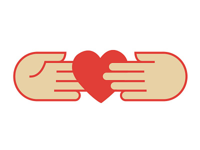 Life Connections of Ohio branding debut design hands heart identity logo non nonprofit ohio profit red