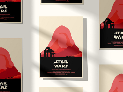 Star Wars: The Last Jedi minimal poster animation art branding design graphic design graphics icon illustration logo minimal movies star wars style ui vector