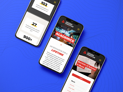 Arizona Christian website redesign admissions branding college css design development digital learning enrollment facts html mobile mobile design stats ui user user experience ux web design wordpress