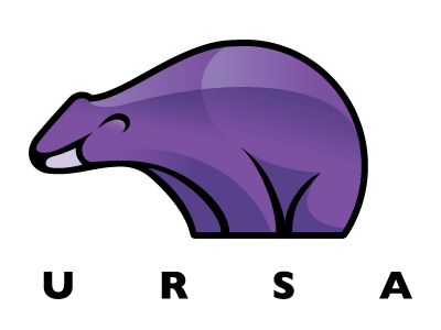 Project Ursa animal bear facets icon logo design