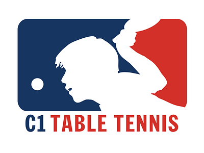 Tabletennis logo ping pong sports