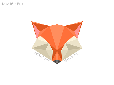 Day 16 - Fox Logo dailylogo dailylogo 16 dailylogochallenge design fox fox illustration fox logo geometric geometric art icon illustration logo vector