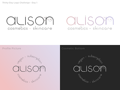 Logo Challenge - Alison Cosmetics