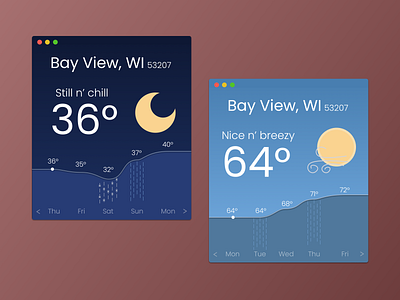 Day 37 - Weather dailyui dailyui 037 design ui uidesign