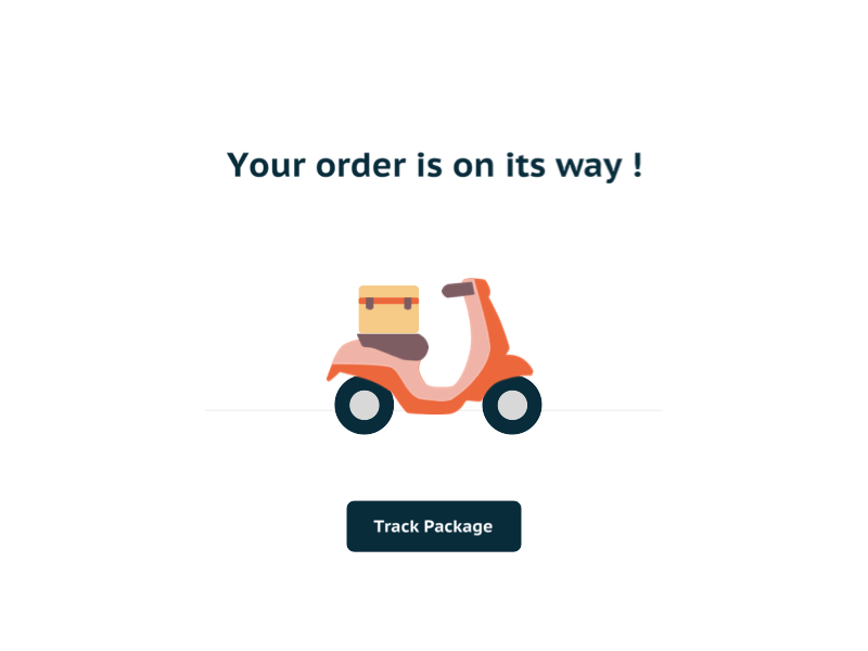 Delivery Service Motion Graphic delivery delivery status tracking uidesign