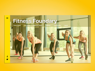 Fitness Centre Website design fitness fitness club responsive layout ui ux website