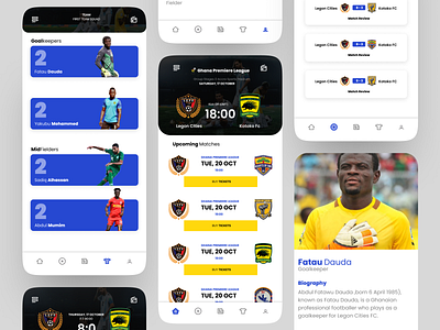 Legon Cities Official Application Sneak Peak. abstract ghana mobile money soccer sports