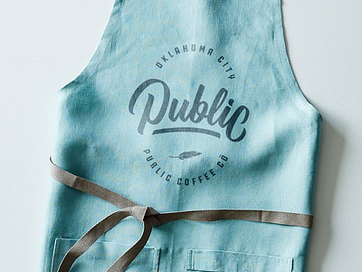 Public Coffee Badge - Hand Lettered Logo branding brush hand handlettering lettering logo logotype tombow typography