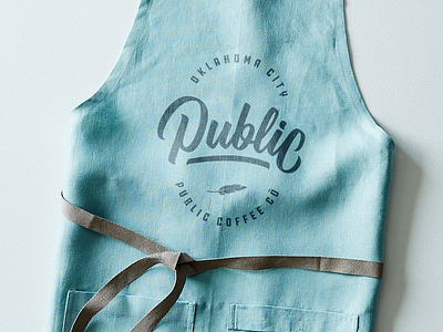 Public Coffee Badge - Hand Lettered Logo