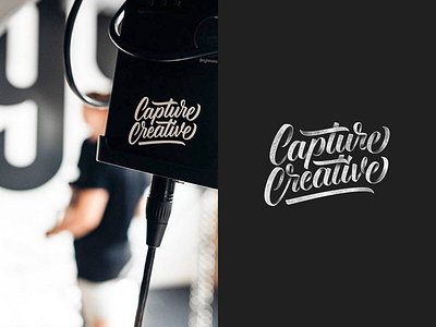 Hand Lettered Logo + Photo in Use