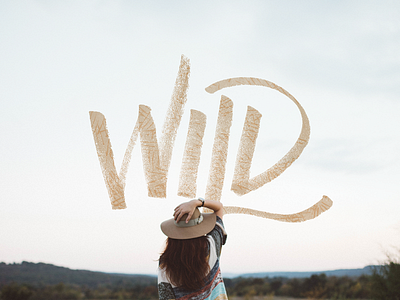 "Wild" Hand Lettering drawn hand handlettering lettering logo logotype type typography