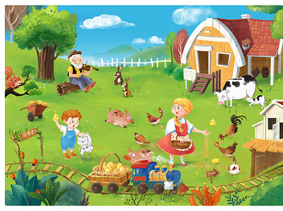 farm illustration