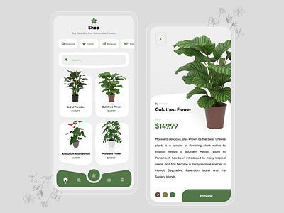 Flower App Ui Design