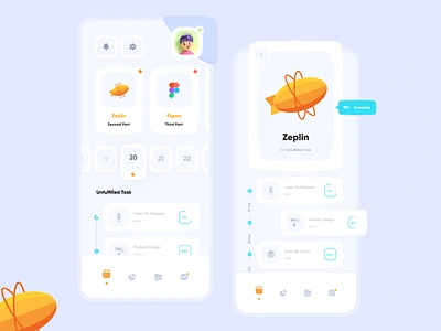 TaskManagment App Ui Design😋 animation app app design clean ui creative design illustration interaction design interface minimalism mobile mobile app mobile ui ui uitrends uiux