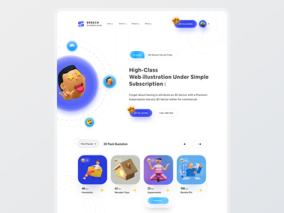 3D Designs Store Concept | Website ✨