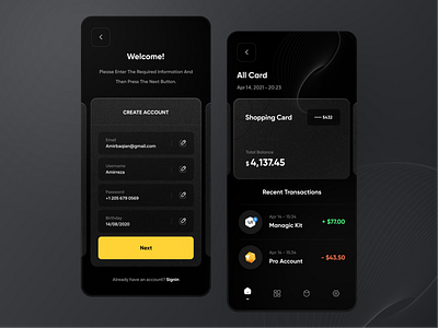 Finance - mobile banking app 💸