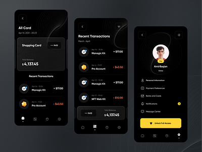 Finance - Mobile bank application 💳