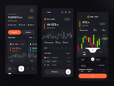 Crypto Currency Wallet | Part 2 💰 by Amir Baqian for Ace Design Agency ...