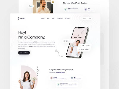 Landing Page - Minimal Style