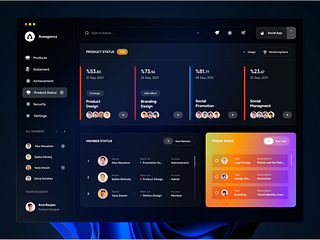 Project Managment Dashboard 🔥 by Amir Baqian for Ace on Dribbble