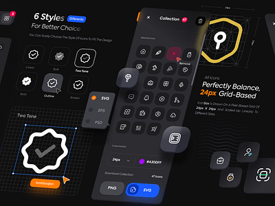 IconSAX Website Components 🔥🤘 app box clean component components dark design form grid icon iconpack iconsax iconset landing page menu ui web website