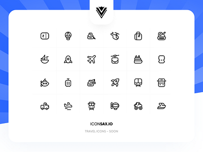 Travel Icons - Iconsax V2 ( Soon )