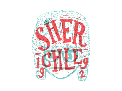 Sherchle 1992 character drawing illustration lettering