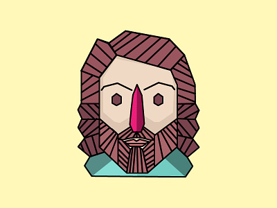 Jay character digital dude geometric guy illustration vector