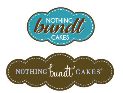 Nothing Bundt Cakes branding d design graphic design illustration logo minimal