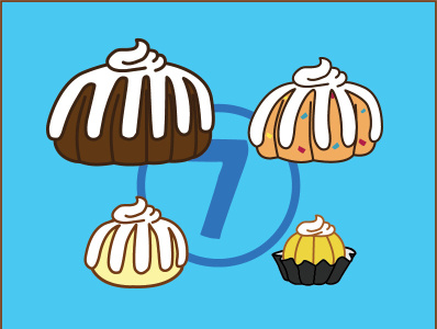 Nothing Bundt Cakes Icons branding graphic design logo