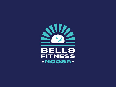 Bells Fitness Noosa branding design icon identity illustration logo mark