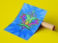 Freedom Xamã Mask sketch drawing digital art illustration art graphicdesign illustration