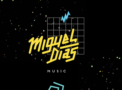 Miguel Dias Music - Lettering branding graphic design graphicdesign lettering